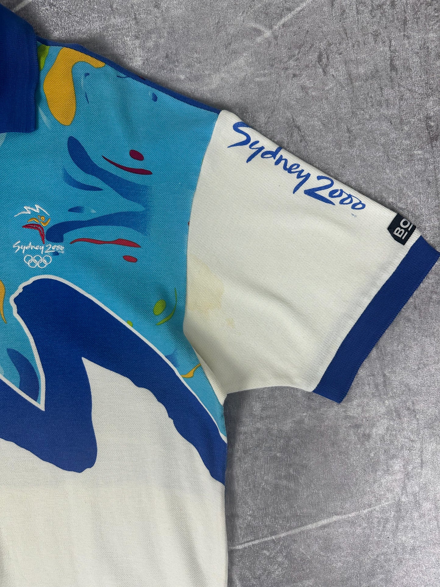 Vintage 2000 Bonds Sydney Summer Olympic Games Polo Shirt (3XL)