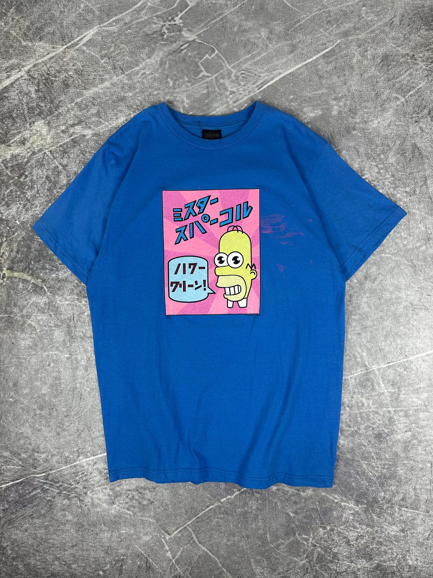 Preloved 2008 The Simpsons Mr. Sparkle Japanese Graphic T-Shirt (XL)