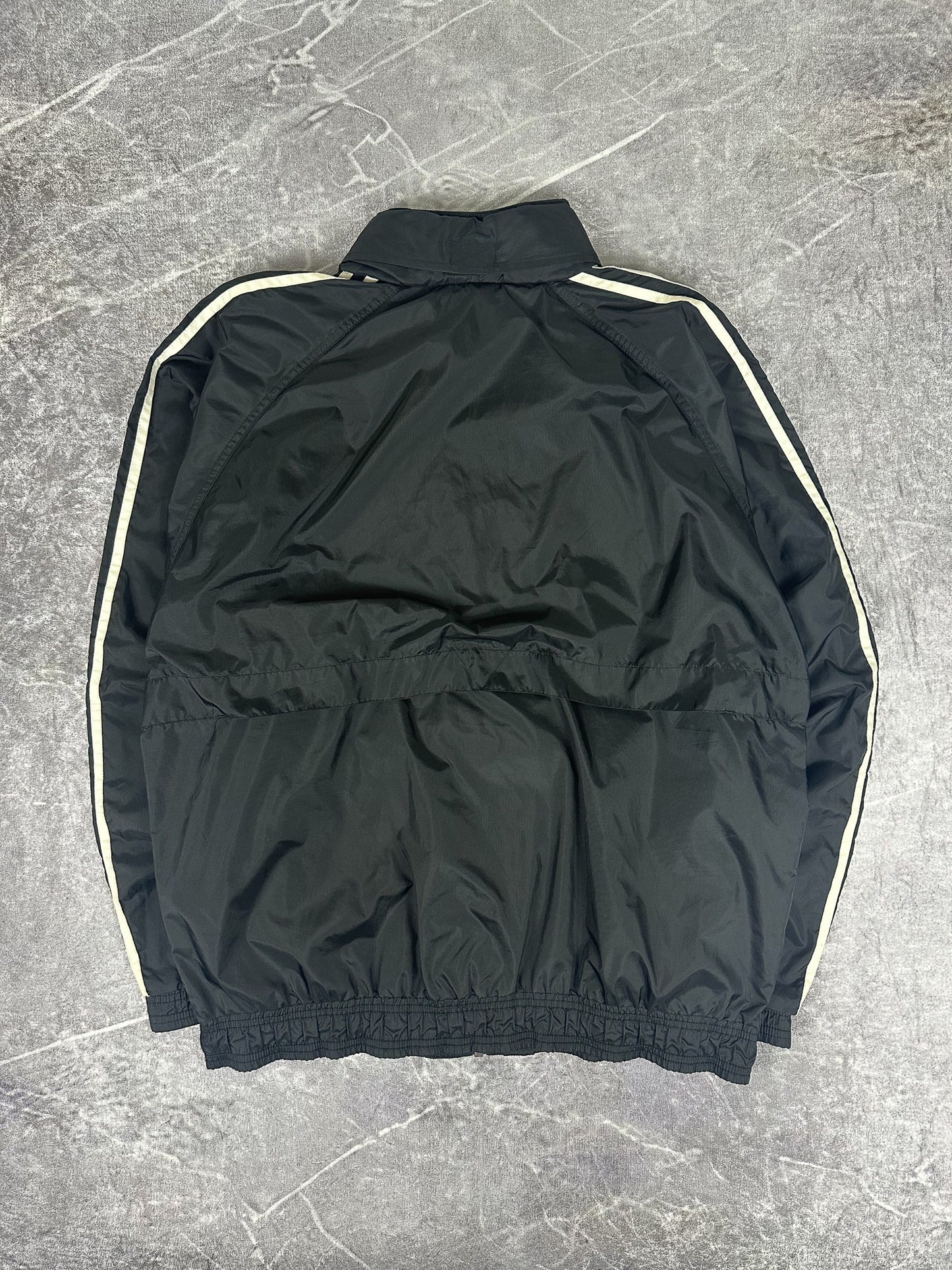 Vintage 90s Adidas Embroidered Logo Lightweight Windbreaker Jacket (XL)