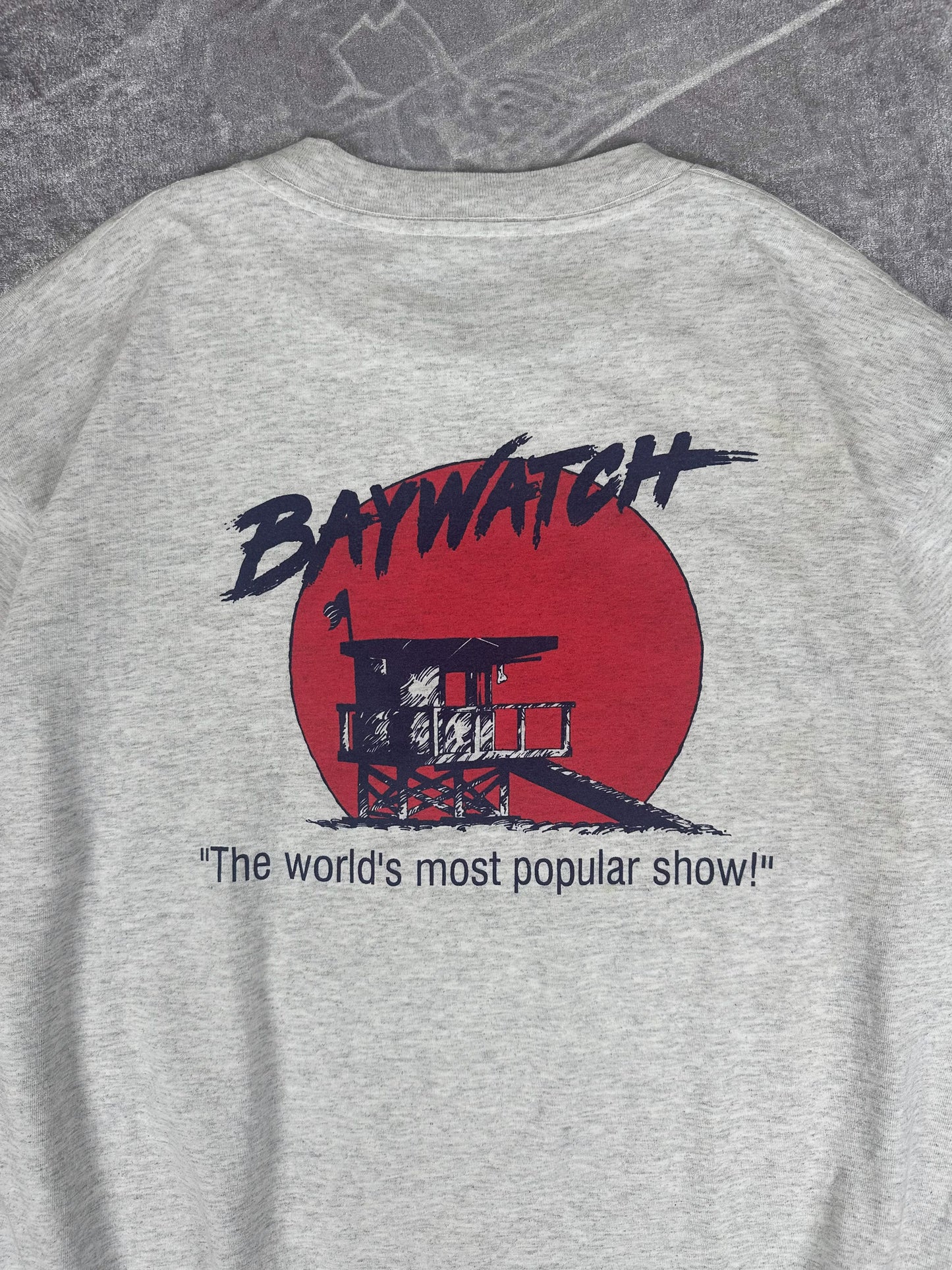 Vintage 90s Baywatch All American Television T-Shirt (XL)