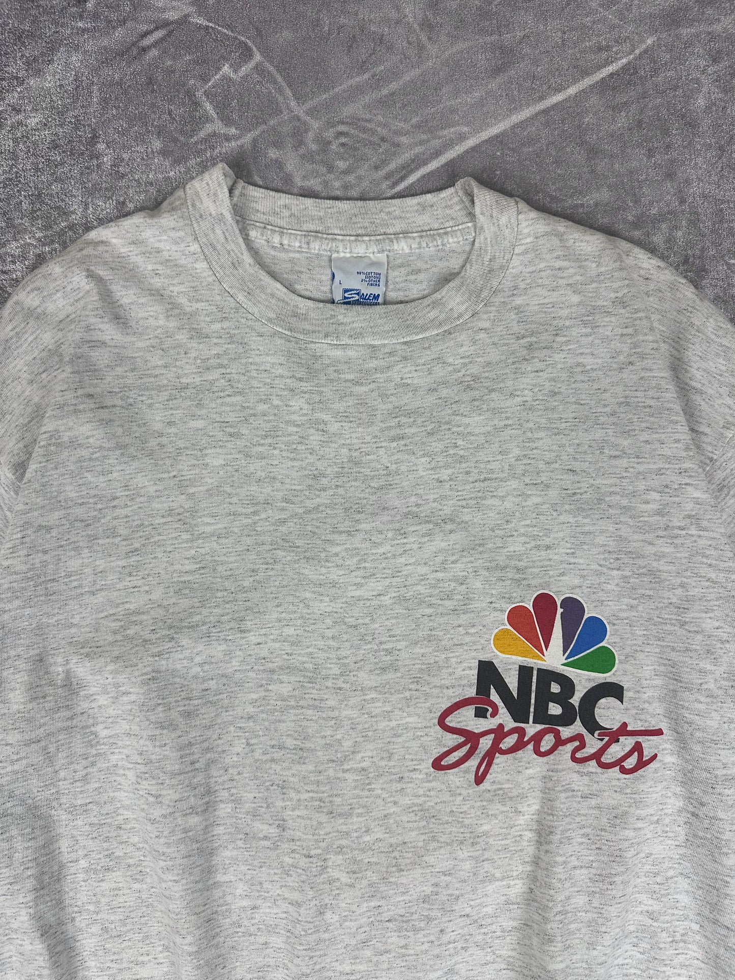 Vintage 90s Salem Sportswear NBC Sports T-Shirt (L)