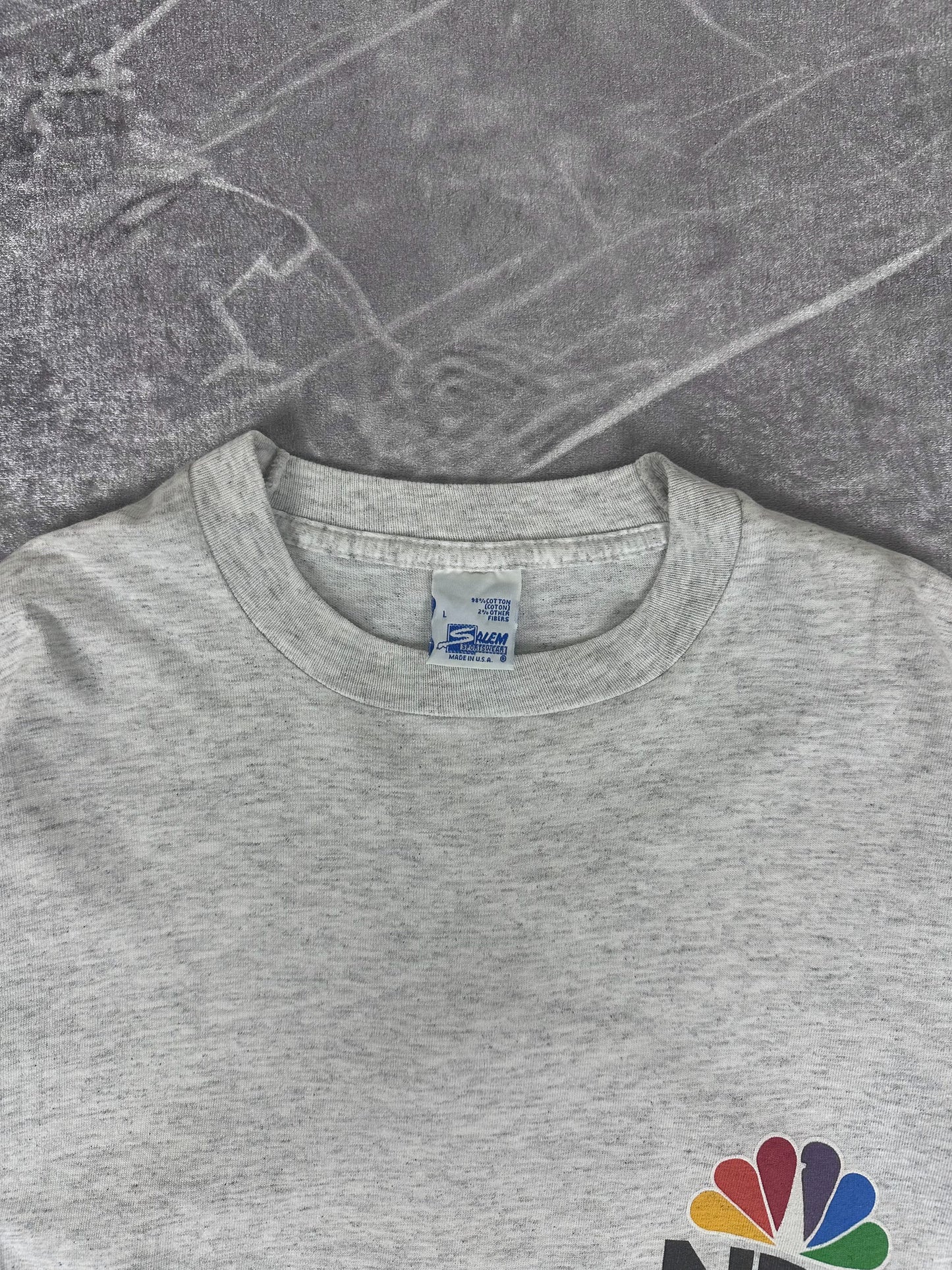 Vintage 90s Salem Sportswear NBC Sports T-Shirt (L)