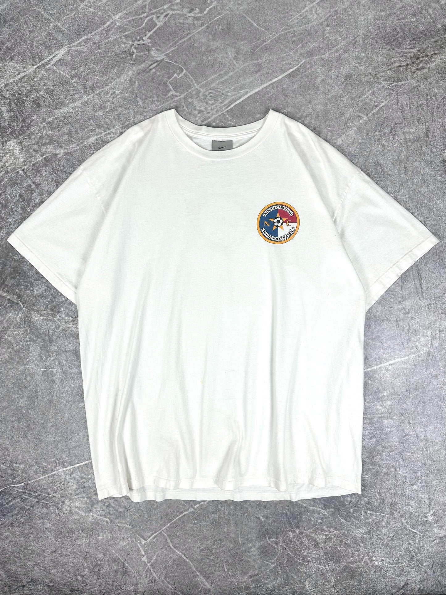 Vintage 00s Nike Football North Carolina Youth Soccer Assn. T-Shirt (XL)