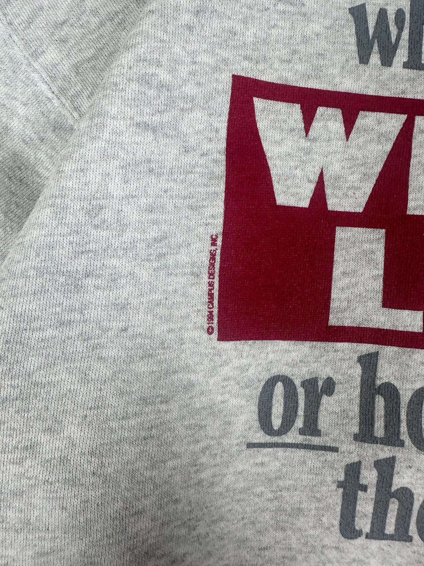 Vintage 1994 University of Alabama Crimson Tide vs Auburn Tigers Sweatshirt (XL)