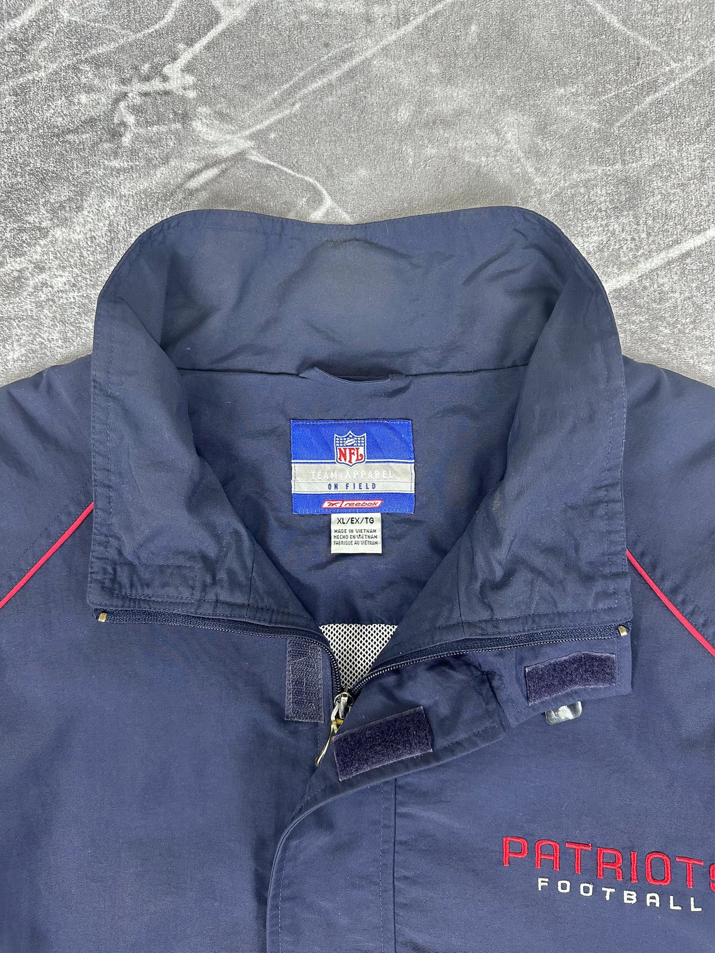 Vintage 00s Reebok New England Patriots NFL Jacket (XL)