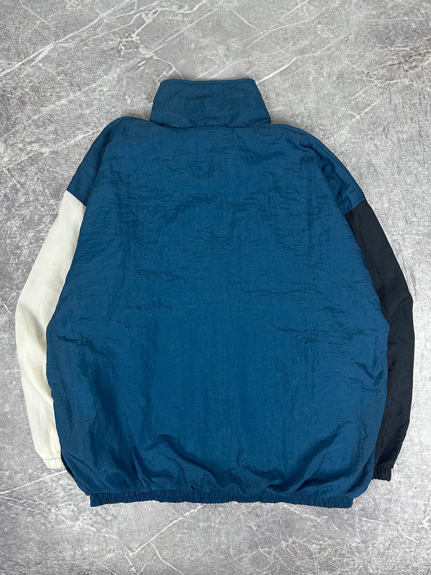 Vintage 90s Pony Colour Block Nylon Windbreaker (2XL)