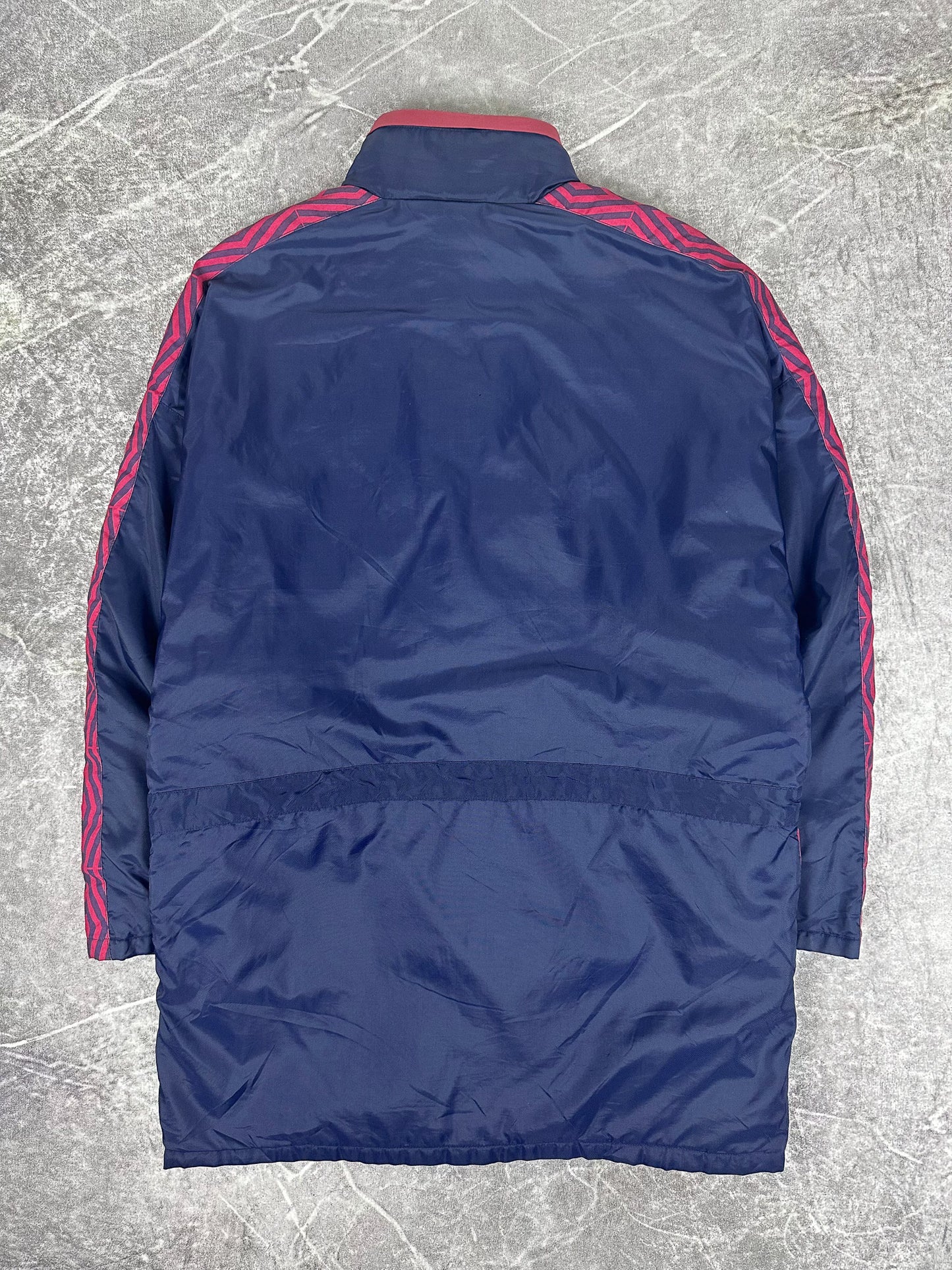 Vintage 90s Umbro Embroidered Logo Monogram Print Heavy Parka (M)