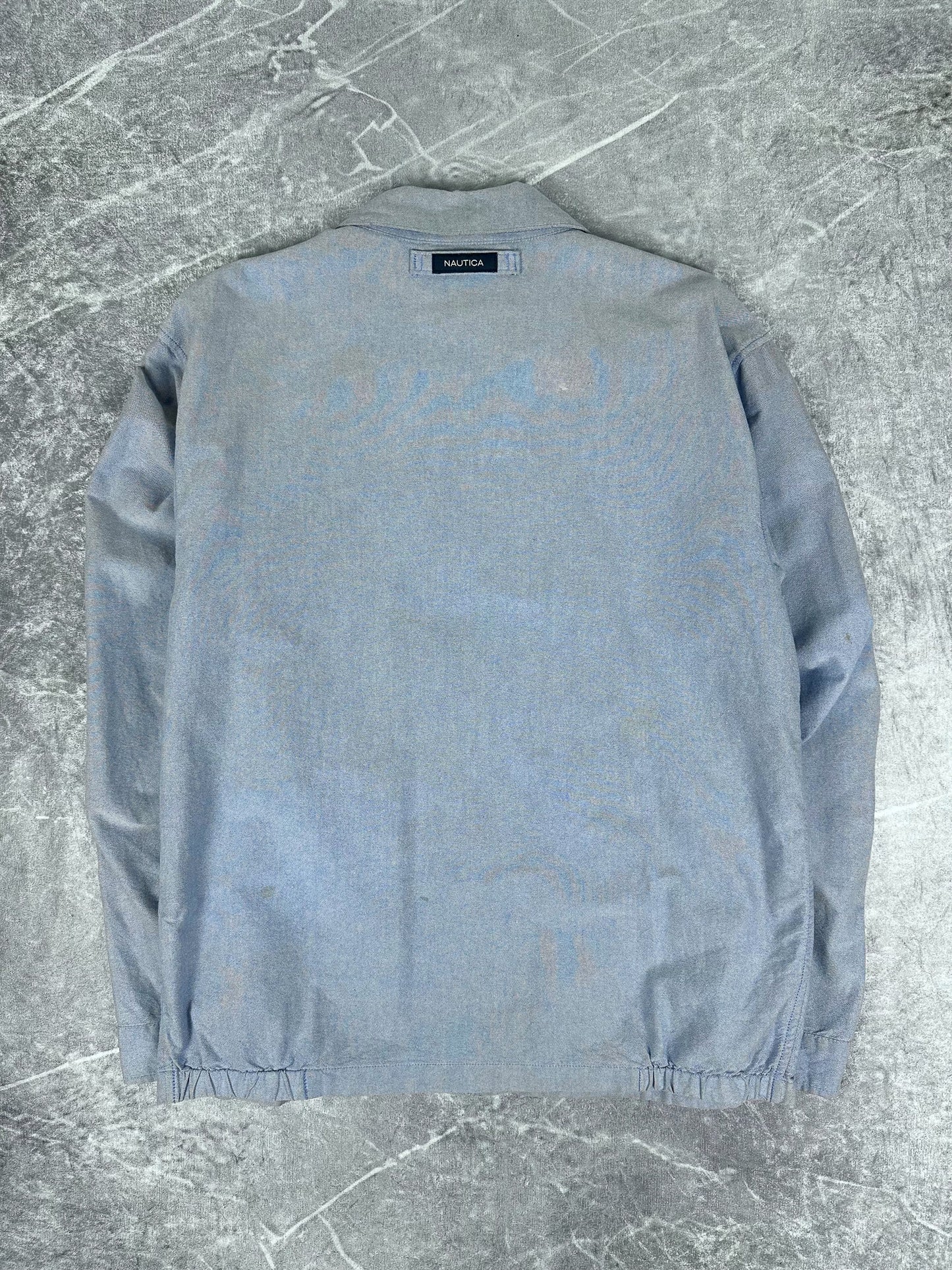 Vintage 00s Nautica Embroidered Small Logo Harrington Jacket (L)