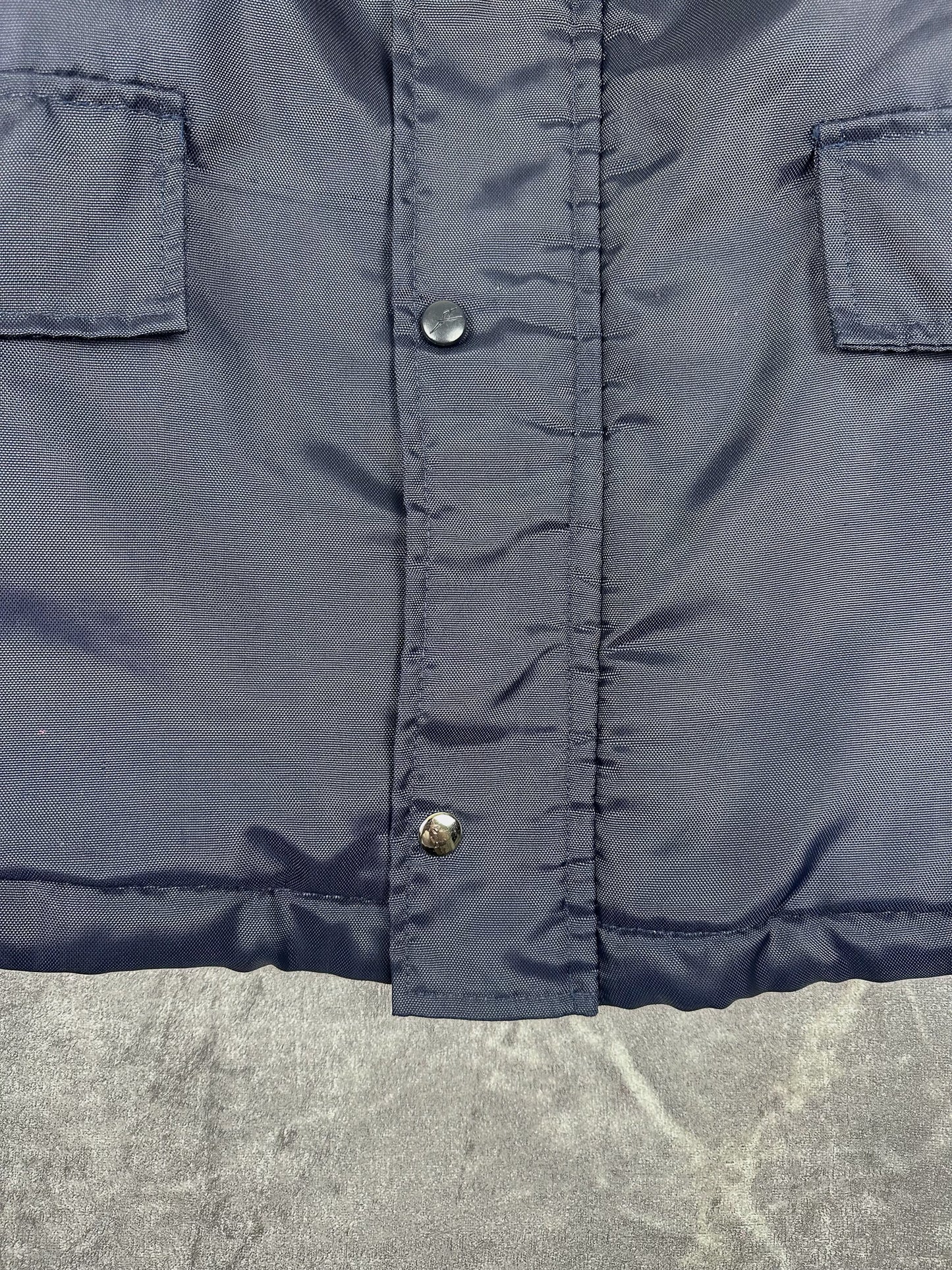 Vintage 90s Reebok Athletic Department Embroidered Trench Parka Heavy Jacket (XL)