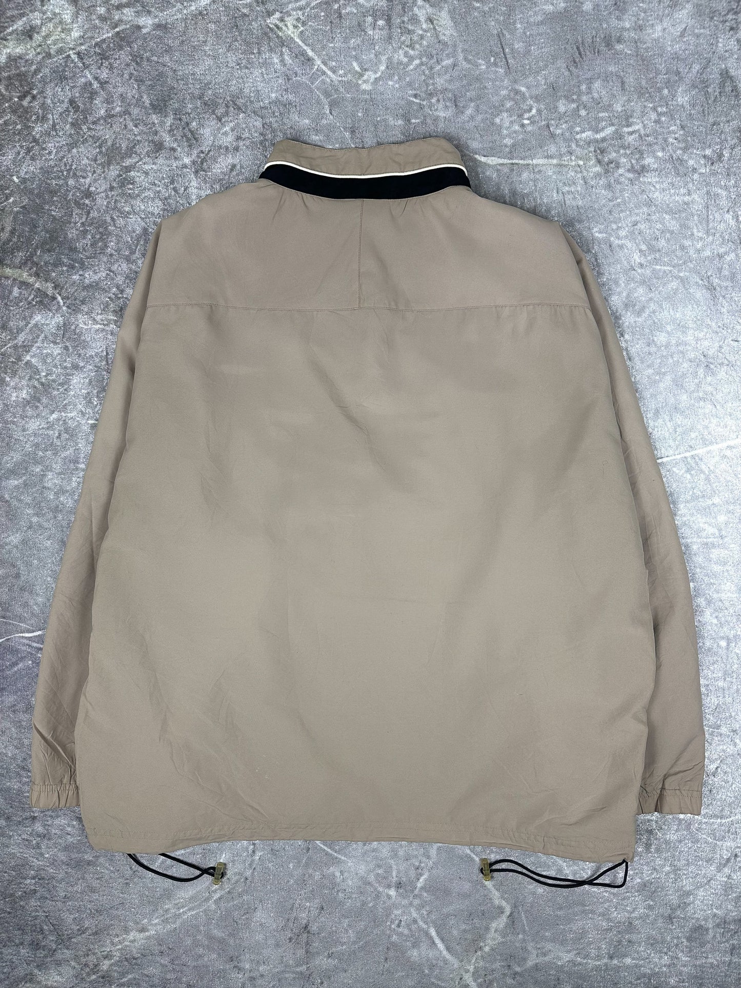 Vintage 00s Reebok Small Embroidered Logo Spellout Windbreaker Jacket (L)