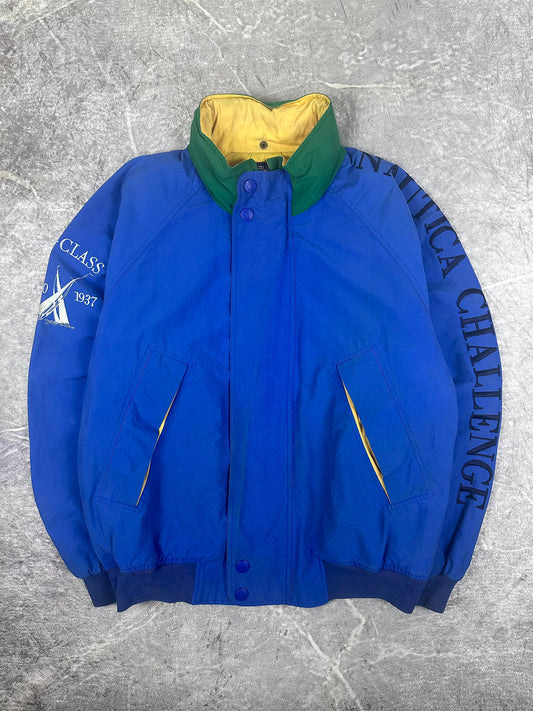 Vintage 90s Nautica Challenge J-Class Embroidered Sailing Jacket (XL)