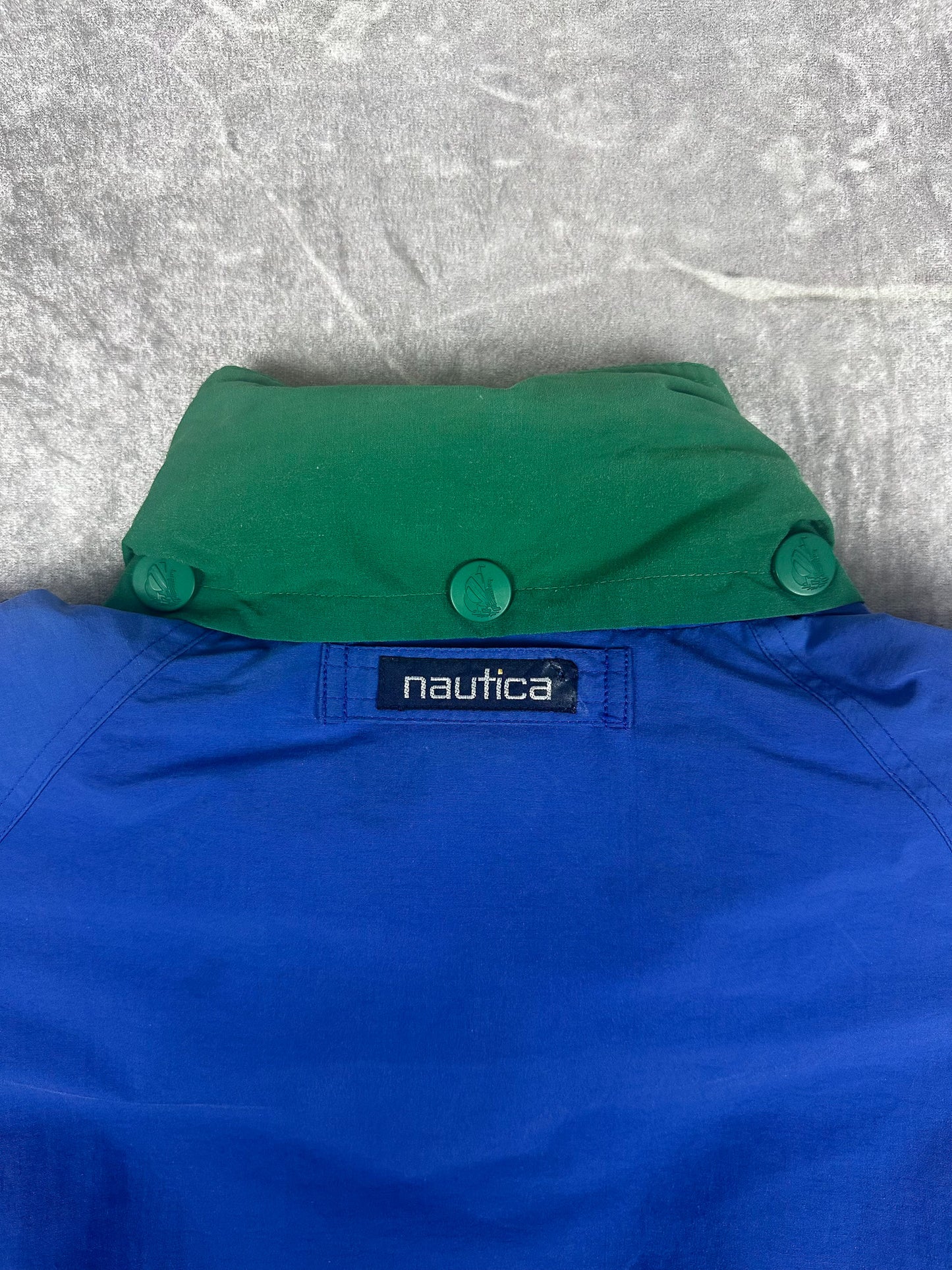 Vintage 90s Nautica Challenge J-Class Embroidered Sailing Jacket (XL)