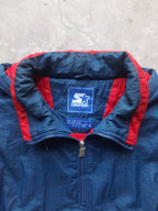 Vintage 90s Starter UConn Huskies NCAA University of Connecticut Anorak Pullover (XL)