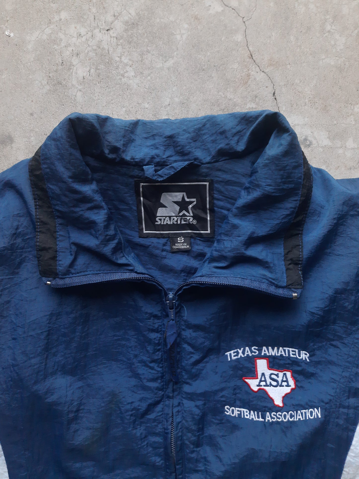 Vintage 90s Starter Texas Amateur Softball Association ACA Windbreaker (S)