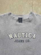 Vintage 90s Nautica Jeans Spellout Sweatshirt (L)