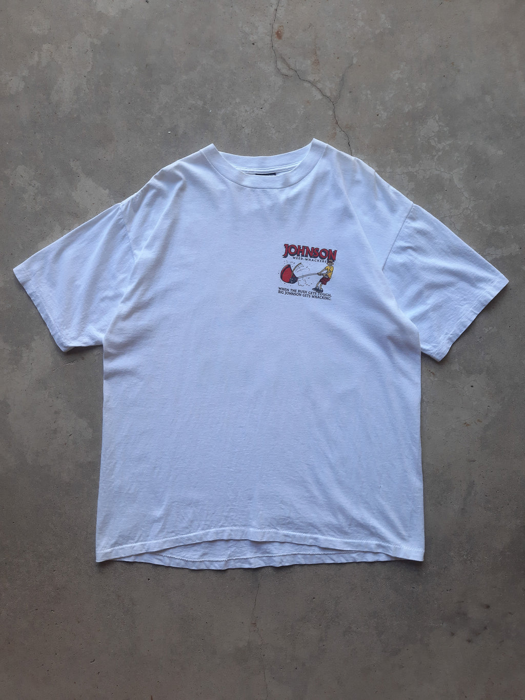 Vintage 90s Big Johnson Weed-Whackers T-Shirt (XL)