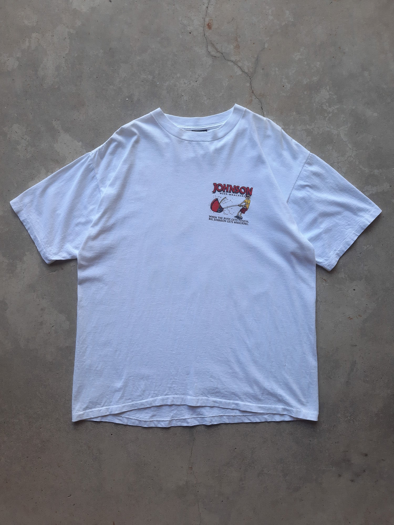 Vintage 90s Big Johnson Weed-Whackers T-Shirt (XL)