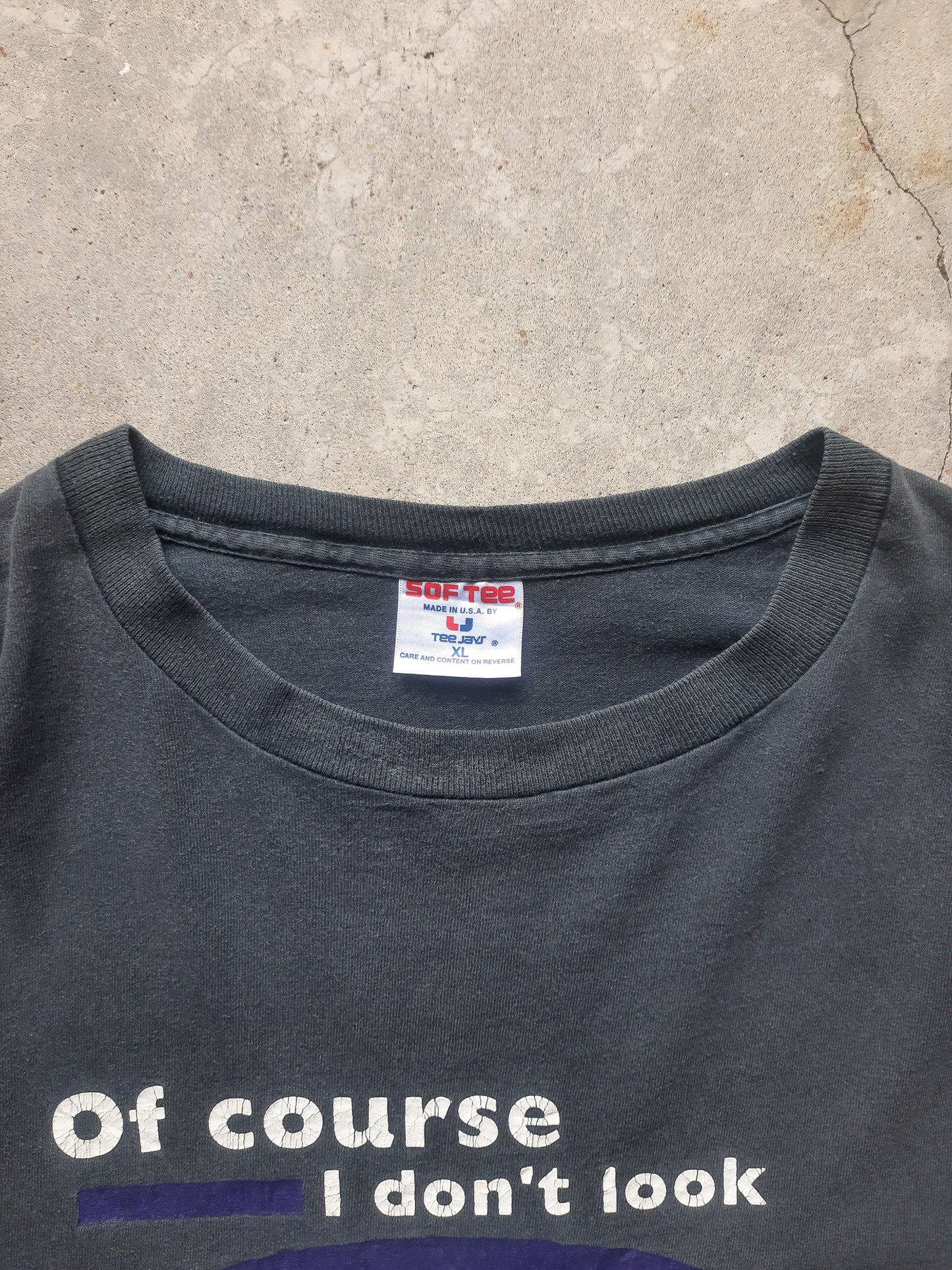 Vintage 90s I Did It Right The First Time Statement T-Shirt (XL)