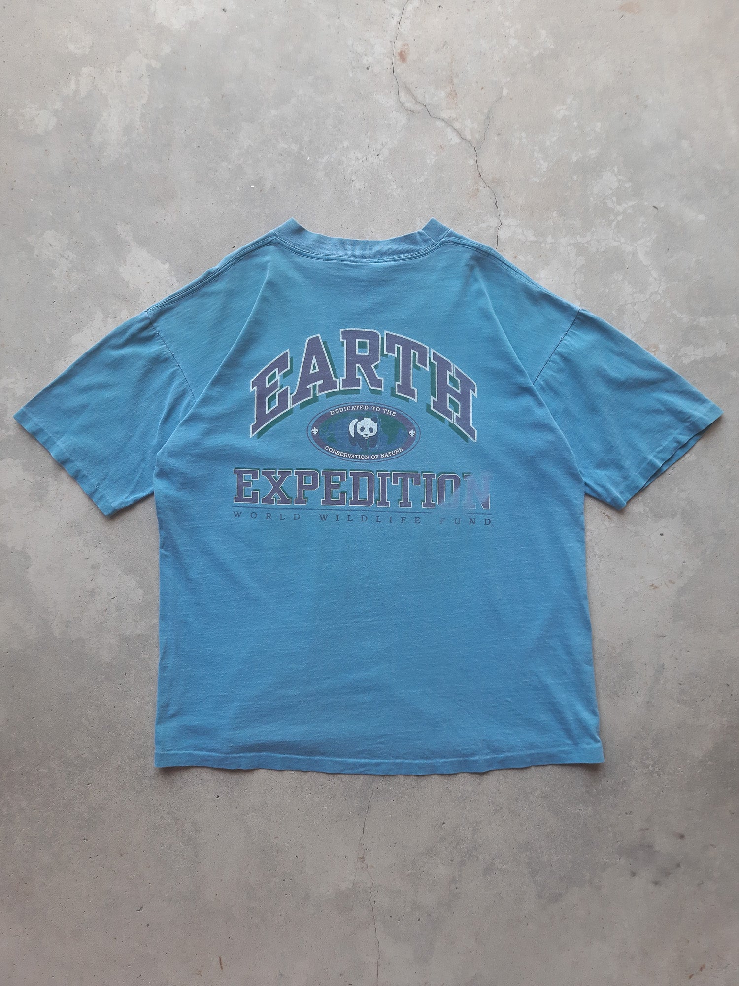 Vintage 90s World Wildlife Fund Collection by Thomson Earth Expedition T-Shirt (XL)