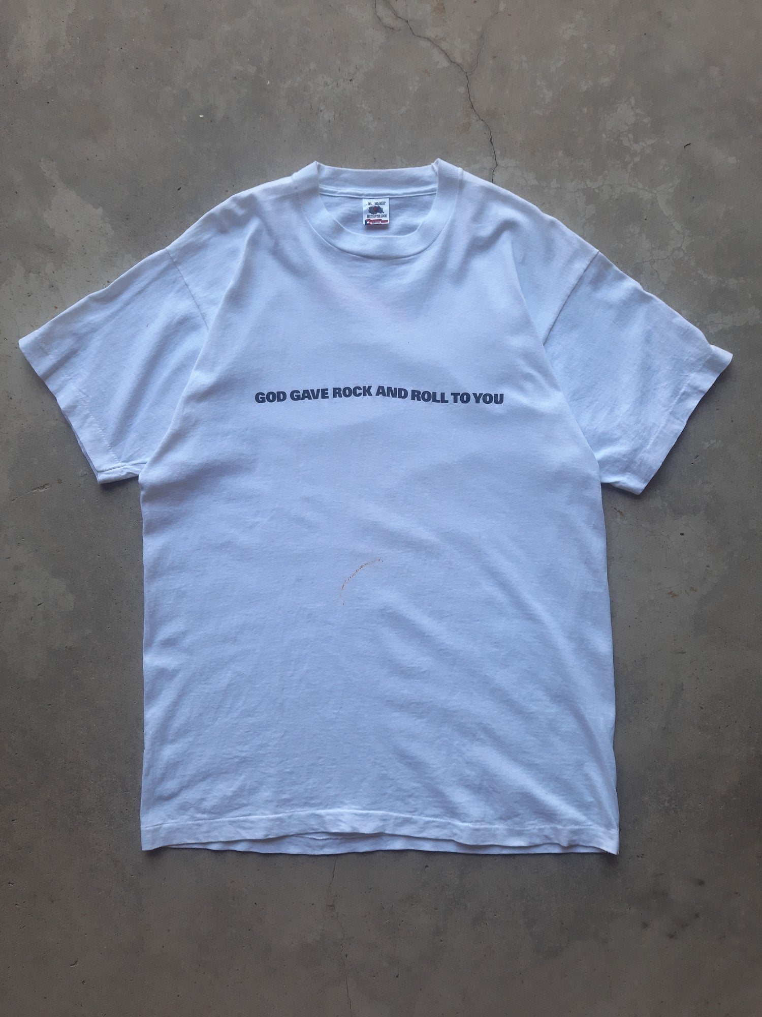 Vintage 1991 Interscope Records Bill & Ted's Bogus Journey Movie Soundtrack T-Shirt (XL)