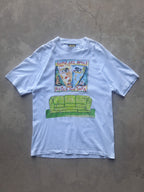 Vintage 90s Fred Babb 'Good Art Won't Match Your Sofa' Art T-Shirt (L)