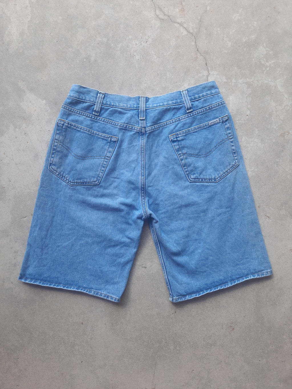 Preloved Carhartt B354 Five-Pocket Denim Workwear Shorts (33)