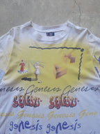 Vintage 1992 Genesis We Can't Dance Tour 92' All Over Print T-Shirt (XL)