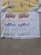 Vintage 1992 Genesis We Can't Dance Tour 92' All Over Print T-Shirt (XL)