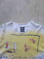 Vintage 1992 Genesis We Can't Dance Tour 92' All Over Print T-Shirt (XL)