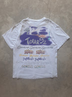 Vintage 1992 Genesis We Can't Dance Tour 92' All Over Print T-Shirt (XL)