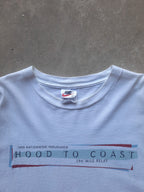 Vintage 1995 Nike Nationwide Insurance 'Hood to Coast' 196 Mile Relay T-Shirt (L)