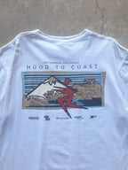 Vintage 1995 Nike Nationwide Insurance 'Hood to Coast' 196 Mile Relay T-Shirt (L)