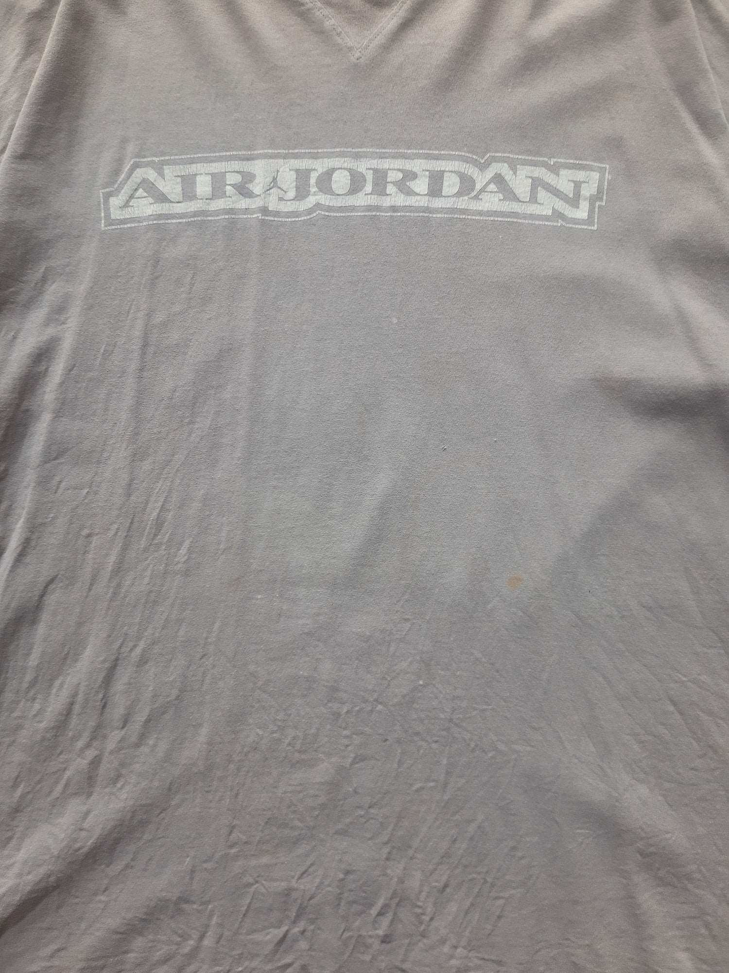 Vintage 00s Nike Jordan Brand 'Air Jordan' Jumpman Logo Spell Out T-Shirt (2XL)