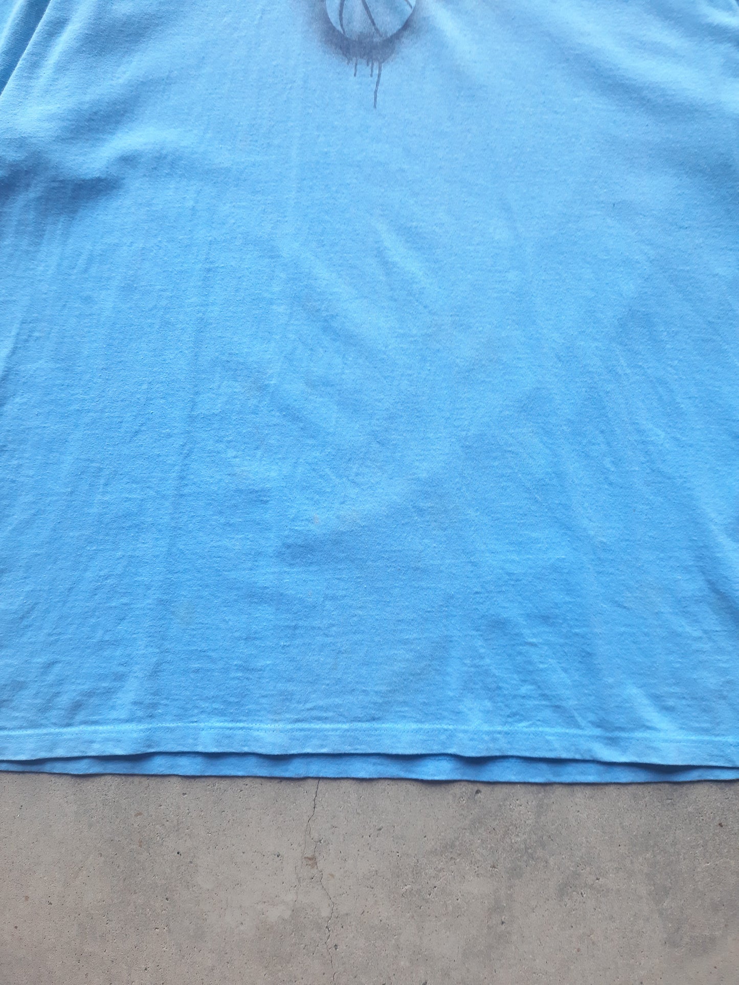 Vintage 00s Nike Basketball Centre Swoosh 'Hoops' Graffiti T-Shirt (XL)