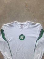 Vintage 90s Nike Team Boston Celtics NBA Centre Swoosh Long Sleeve T-Shirt (L)