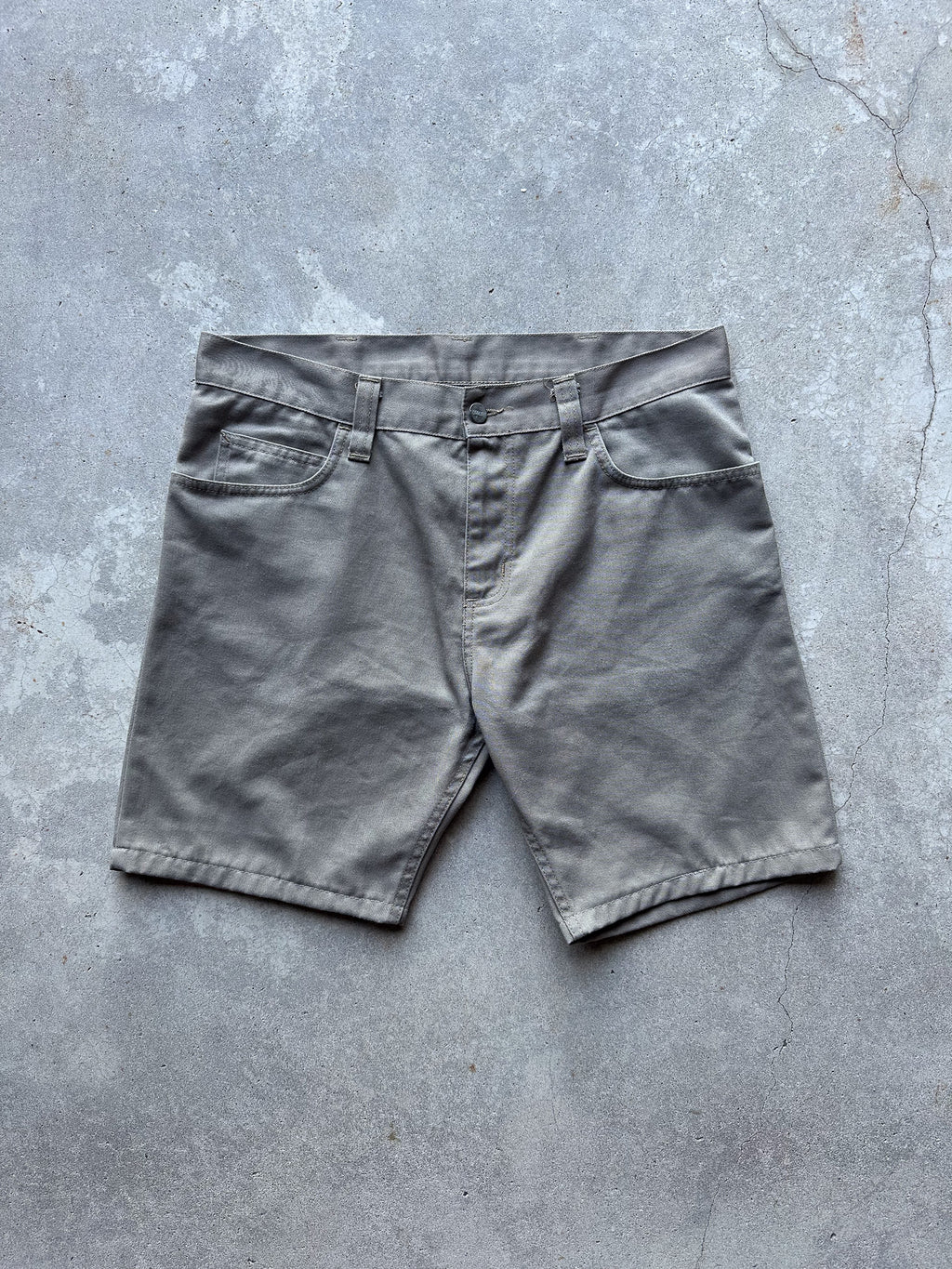 Preloved Carhartt Rockin Pant Upcycled Reworked Workwear Shorts (34)