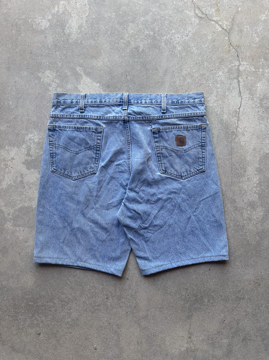 Vintage 00s Carhartt B17 Relaxed Fit Upcycled Reworked Workwear Shorts (38)