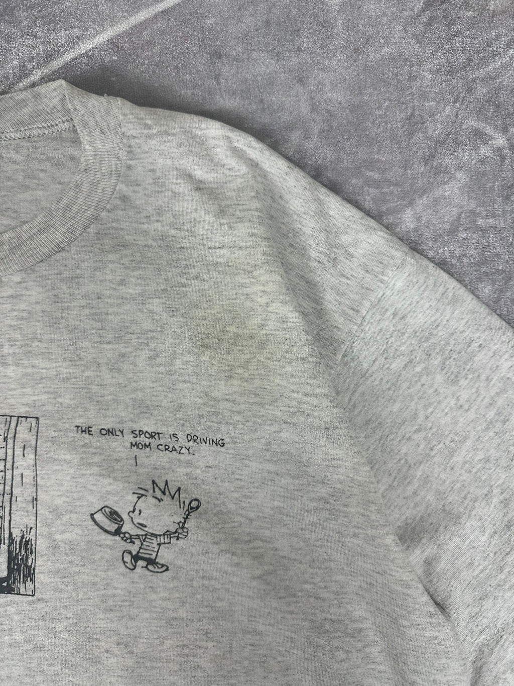 Vintage 1994 Calvin and Hobbes 'Field of View' T-Shirt (XL)