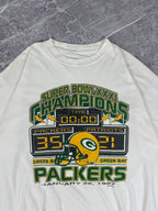 Vintage 1997 Green Bay Packers Super Bowl XXXI Champions T-Shirt (XL)