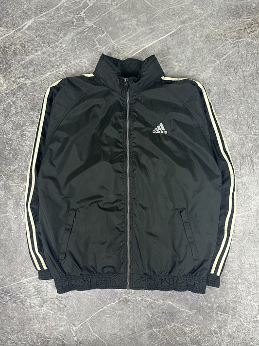 Vintage 90s Adidas Embroidered Logo Lightweight Windbreaker Jacket (XL)