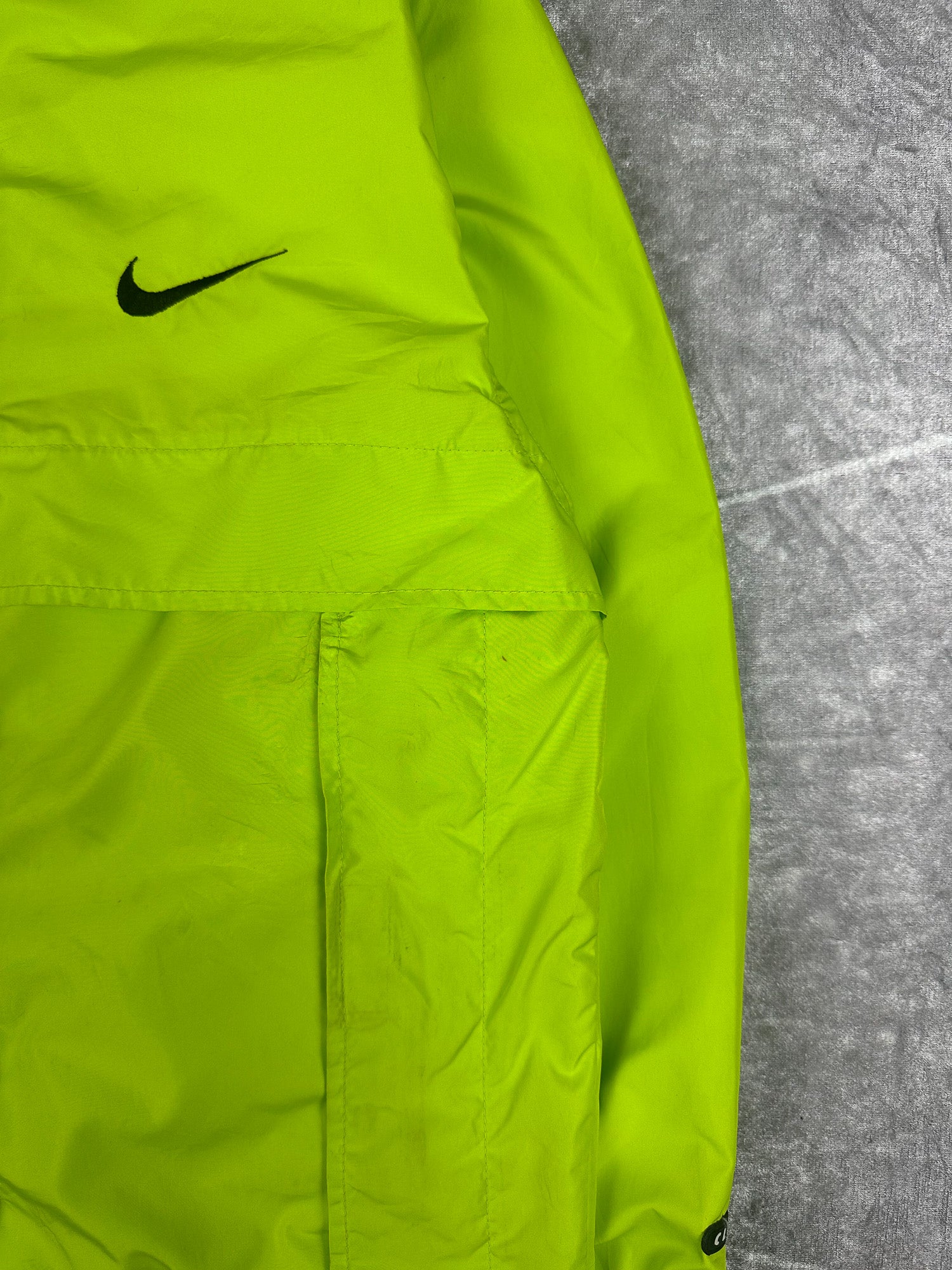 Vintage 90s Nike Utility Foldable Shoulder Pouch Bag Packable Windbreaker Jacket (S)