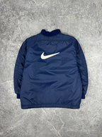 Vintage 90s Nike Reversible Embroidered Swoosh Bomber Jacket (S/8)