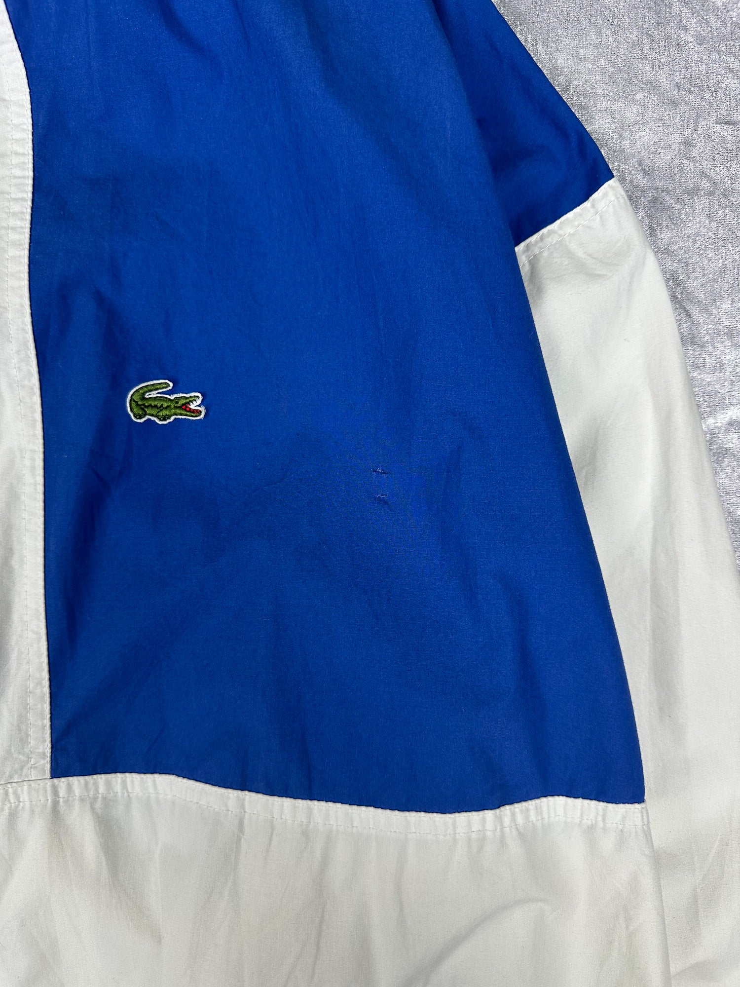 Vintage 90s Lacoste Colour Block Half Placket Windbreaker Jacket (XL)
