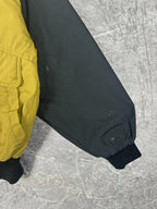Vintage 90s Kia Embroidered Badge Colour Block Bomber Jacket (L)
