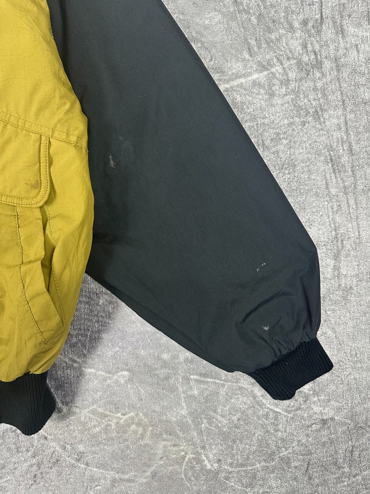 Vintage 90s Kia Embroidered Badge Colour Block Bomber Jacket (L)