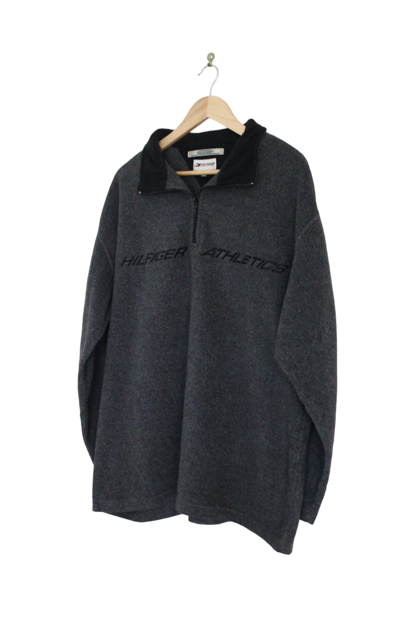 Vintage 90s Hilfiger Athletics 1/4 Zip Pullover (L)