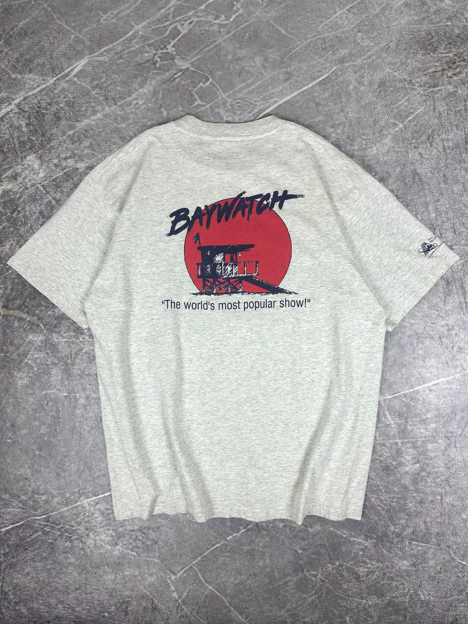 Vintage 90s Baywatch All American Television T-Shirt (XL)