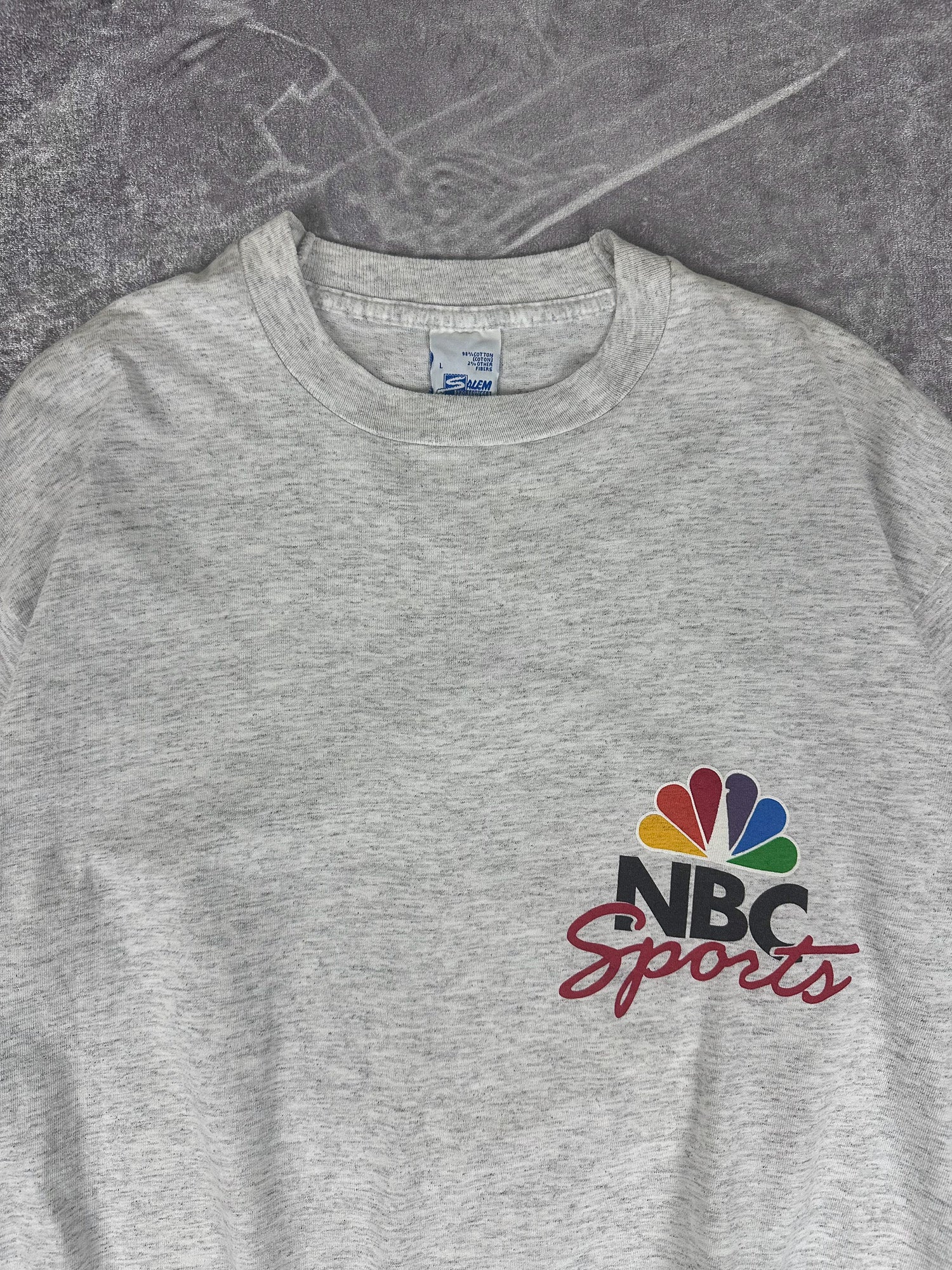 Vintage 90s Salem Sportswear NBC Sports T-Shirt (L)