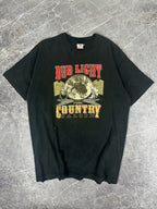 Vintage 90s Budwiser Bud Light Pure Country Saloon T-Shirt (XL)