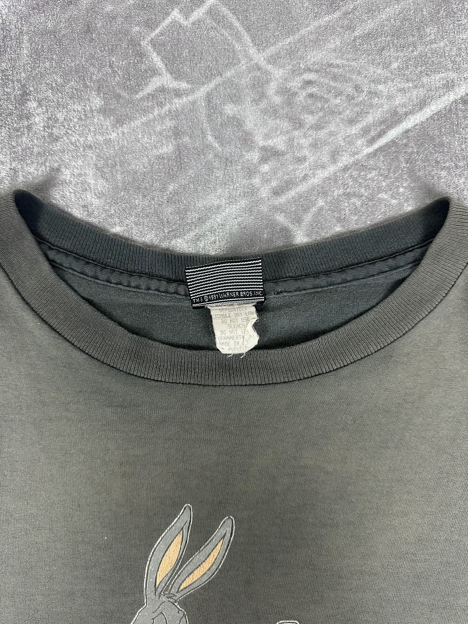 Vintage 1991 Warner Brothers Hollywood Bugs Bunny T-Shirt (L)